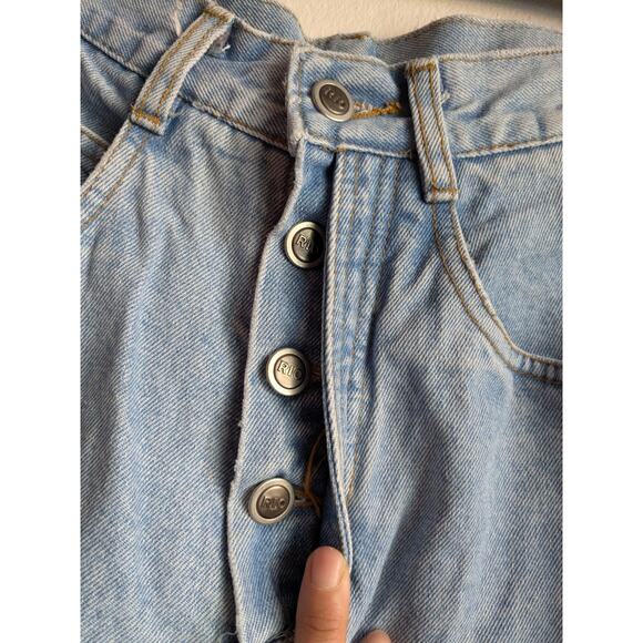 RIO Women's Jeans by STEPHEN MARDON Button Fly 90's Blue Light Sz 7 - Picture 4 of 9